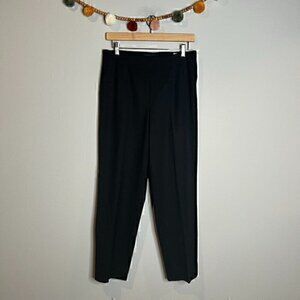 Piazza Sempione black wool blend dress pants